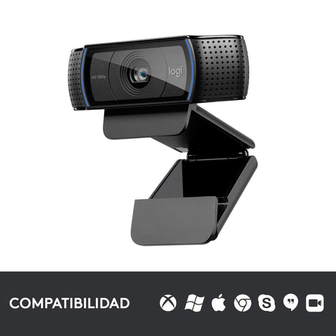 Webcam Logitech HD Pro C920/ 1920 x 1080 Full HD