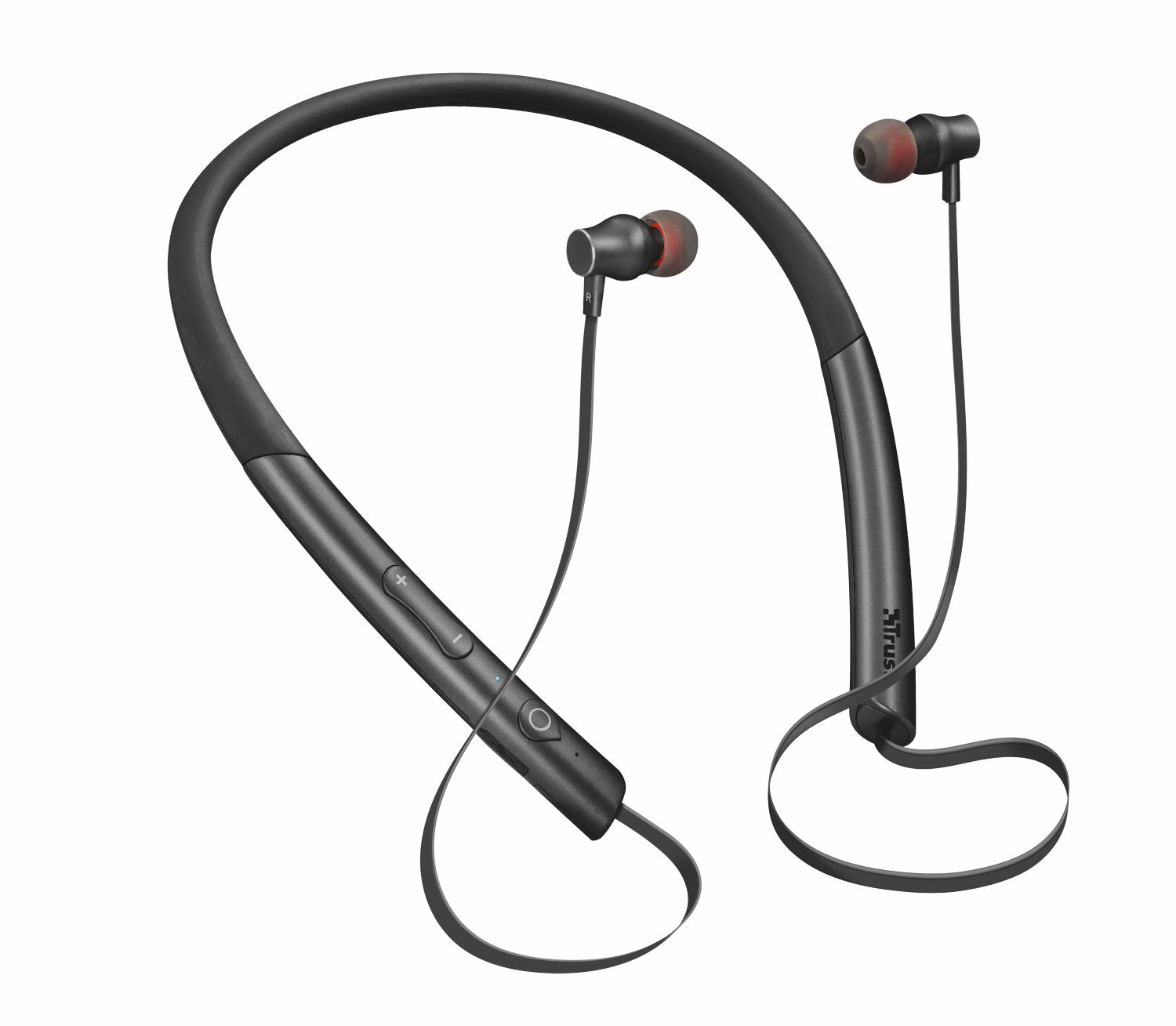 Trust Urban Kolla - Juego de Auriculares inalámbricos con Bluetooth, Color Negro