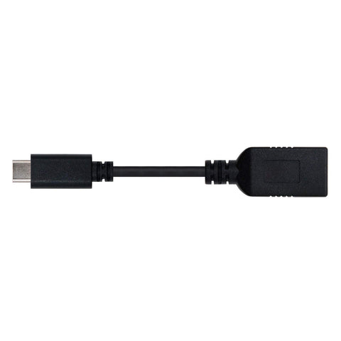 Cable USB 3.1 Nanocable 10.01.4201/ USB Tipo-C Macho - USB Hembra/ 15cm/ Negro