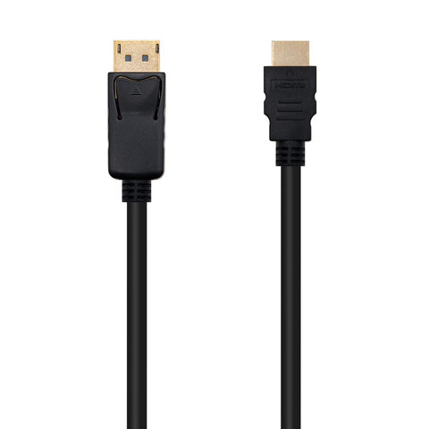 Cable Conversor Nanocable 10.15.4303/ DisplayPort Macho - HDMI Macho/ 3m/ Negro