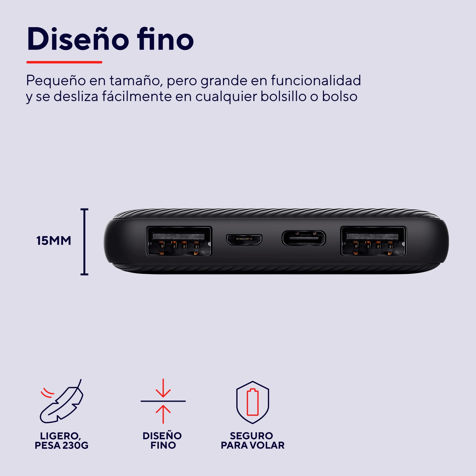 Powerbank 10000mAh Trust Primo ECO/ 15W/ Negra