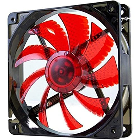 Ventilador Nox Coolfan 120 LED/ 12cm/ Rojo