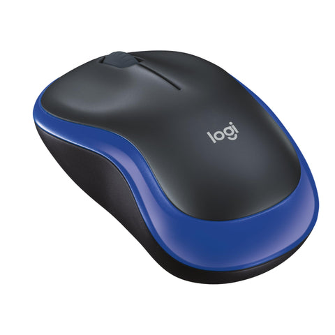 Ratón Inalámbrico Logitech M185/ Hasta 1000 DPI/ Azul