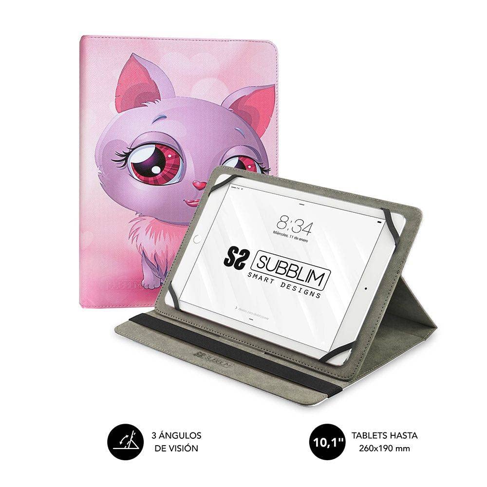 Funda Subblim Trendy Cat para Tablets de 10.1'-11'