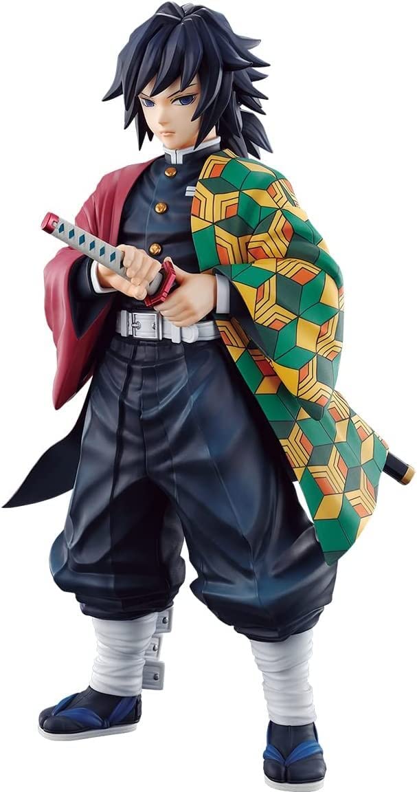 BANDAI - Ichibansho Figura de Accion Giyu Tomioka (The Hashira) Demon Slayer: Kimetsu no Yaiba 26cm IS63661 Multicolor