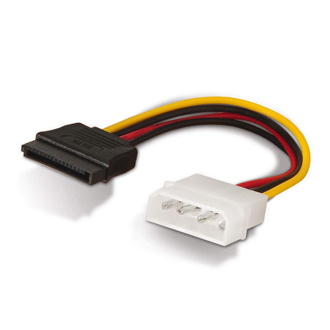 Cable Alimentación SATA Aisens A131-0158/ Molex 4 PIN Macho - SATA Hembra/ Hasta 54W/ 16cm