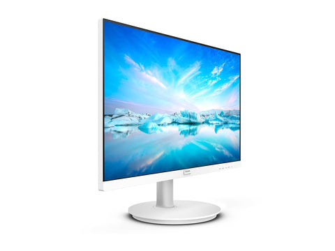 Monitor Philips 241V8AW 23.8'/ Full HD/ Multimedia/ Blanco