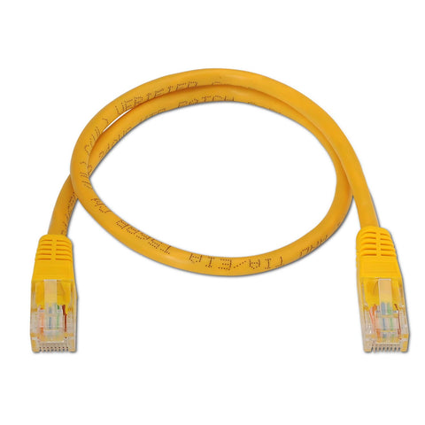 Cable de Red RJ45 UTP Aisens A135-0253 Cat.6/ 50cm/ Amarillo