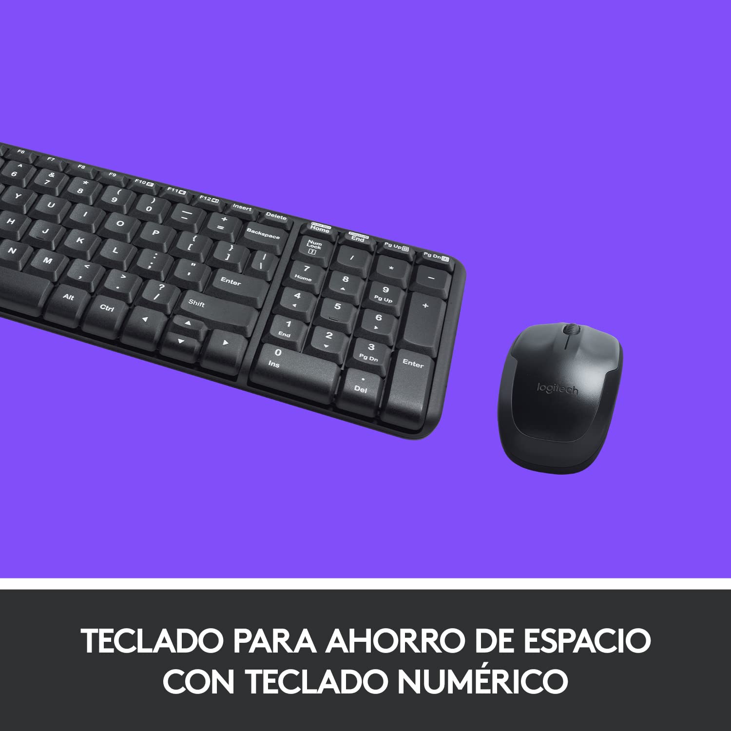 Teclado y Ratón Inalámbricos Logitech Wireless Combo MK220