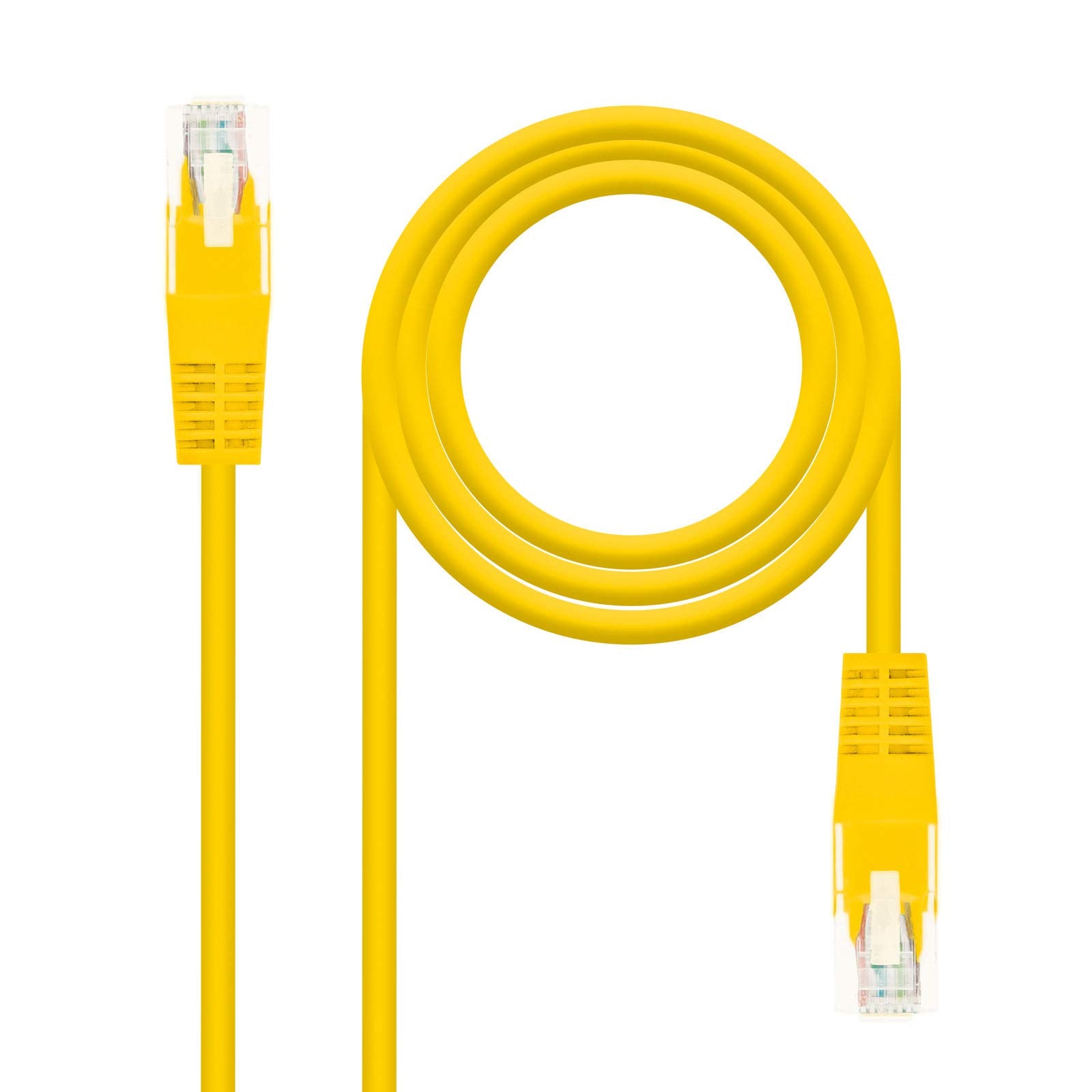 Cable de Red RJ45 UTP Nanocable 10.20.0400-L25-Y Cat.6/ 25cm/ Amarillo