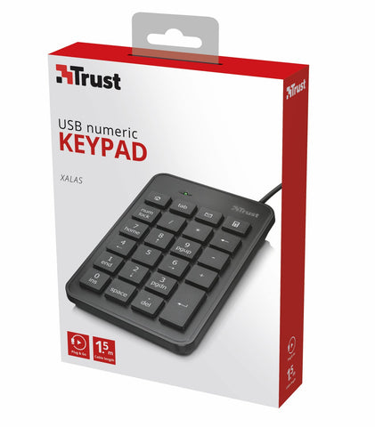 TRUST XALAS USB NUMERIC KEYPAD