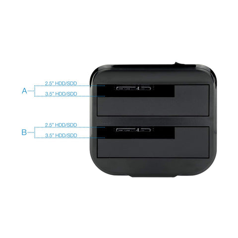 Docking Station para Discos Duros TooQ TQDS-802B