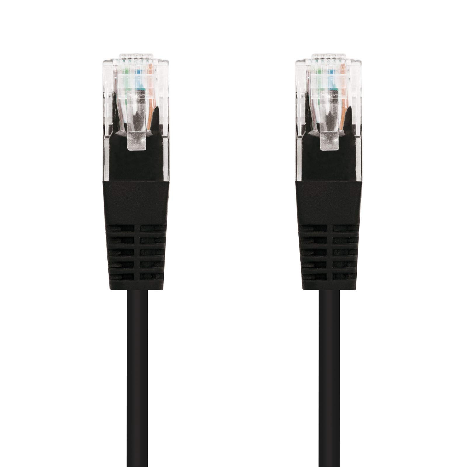 Cable de Red RJ45 UTP Nanocable 10.20.0401-BK/ Cat.6/ 1m/ Negro