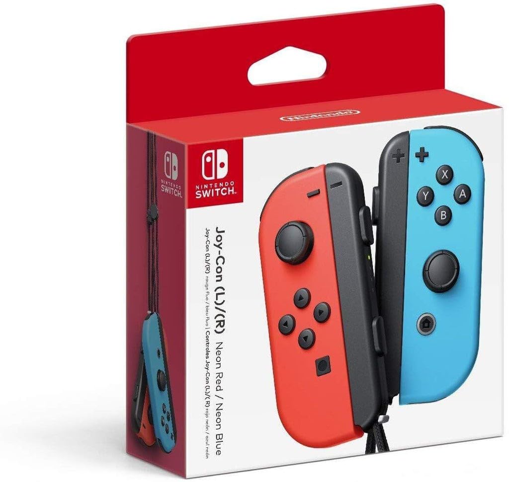 Joy-Con (set Izda/Dcha) Rojo Neón/Azul Neón