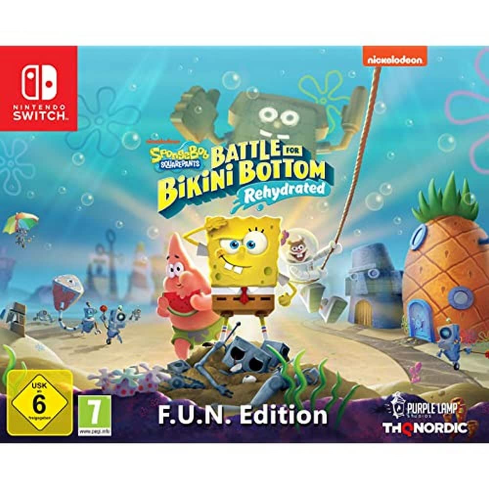 Spongebob SquarePants: Battle for Bikini Bottom Rehydrated - Edición F.U.N (Nintendo Switch)