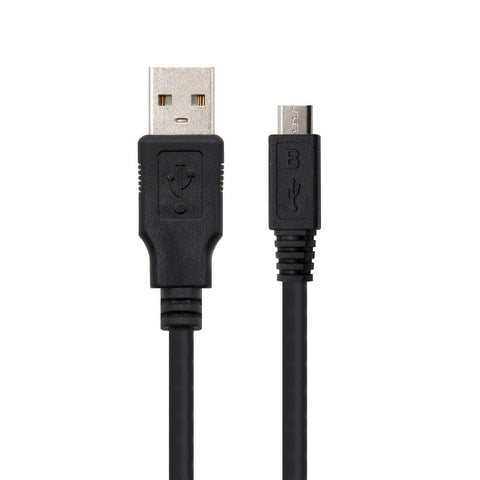 Cable USB 2.0 Nanocable 10.01.0500/ USB Macho - MicroUSB Macho/ 80cm/ Negro