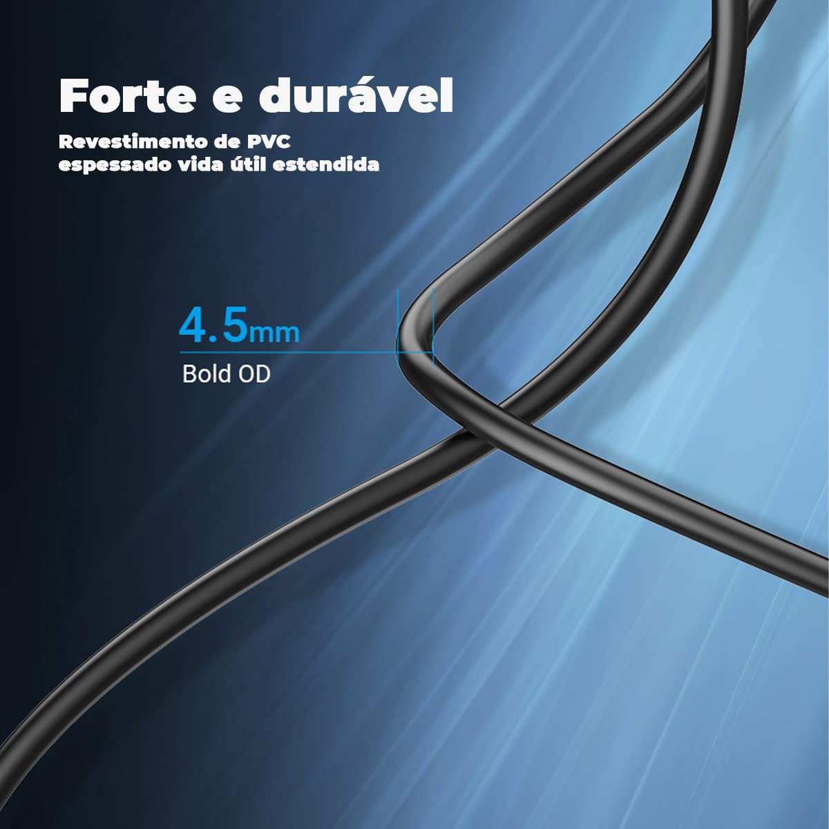 Cable USB 2.0 Impresora Vention COQBD/ USB Tipo-B Macho - USB Macho/ 480Mbps/ 50cm/ Negro