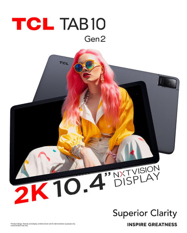 Tablet TCL Tab 10 Gen2 10.4'/ 4GB/ 64GB/ Octacore/ Gris Espacial