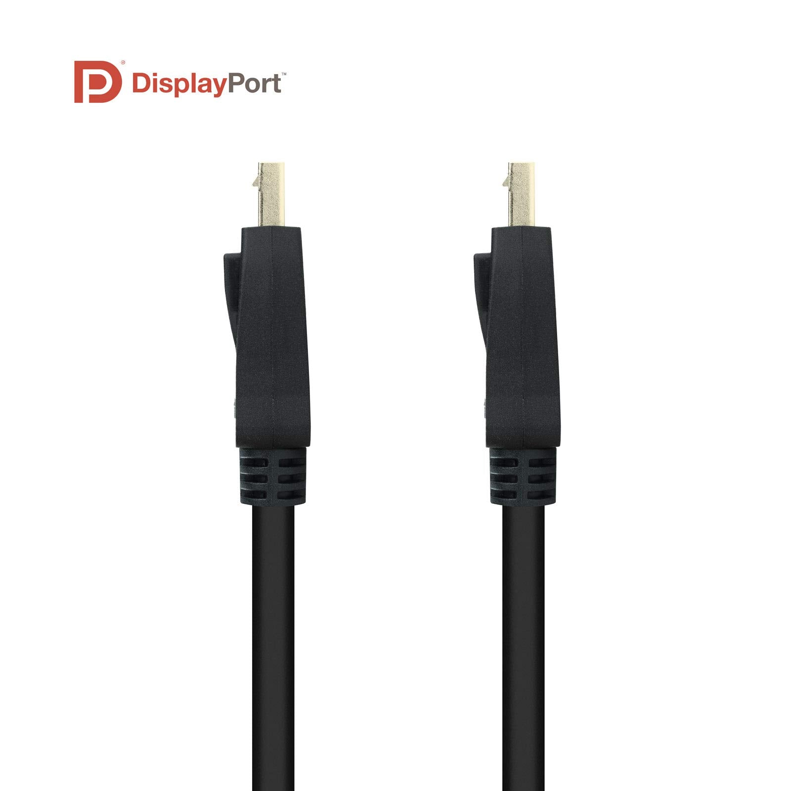 Cable DisplayPort 1.4 8K Nanocable 10.15.2502/ DisplayPort Macho - DisplayPort Macho/ 2m/ Certificado/ Negro