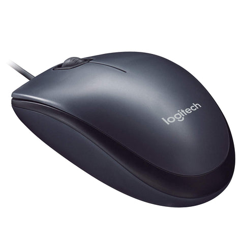 Ratón Logitech M90/ Hasta 1000 DPI/ Gris V2