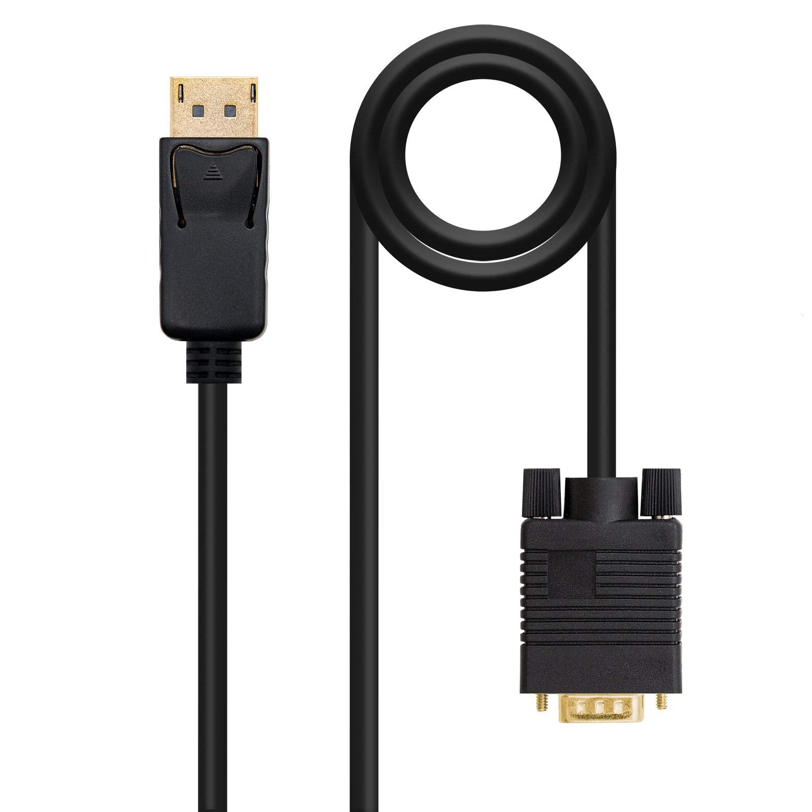 Cable DisplayPort Nanocable 10.15.4305/ DisplayPort Macho - HDMI Macho/ 5m/ Negro