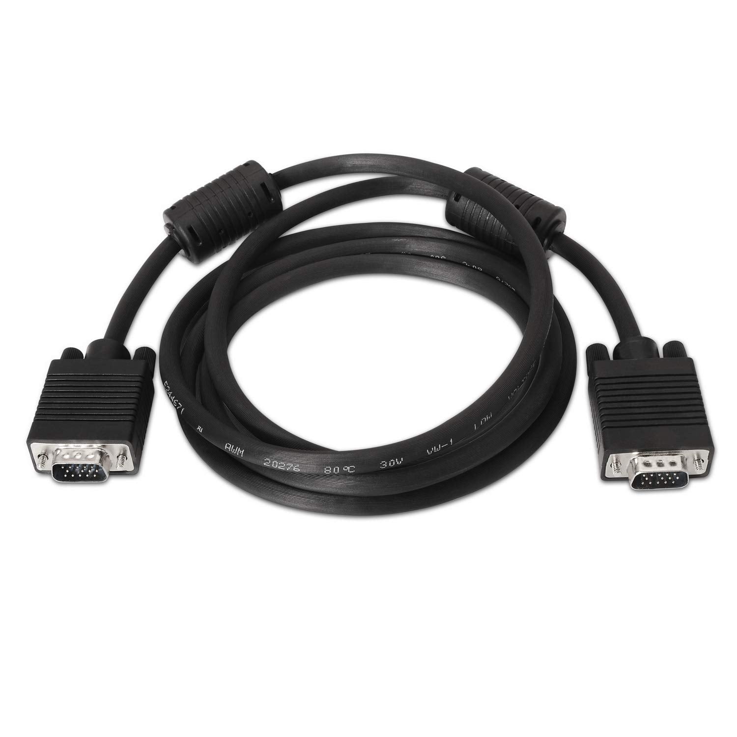 Cable SVGA Aisens A113-0072/ VGA Macho - VGA Macho/ Hasta 3W/ 10Mbps/ 3m/ Negro