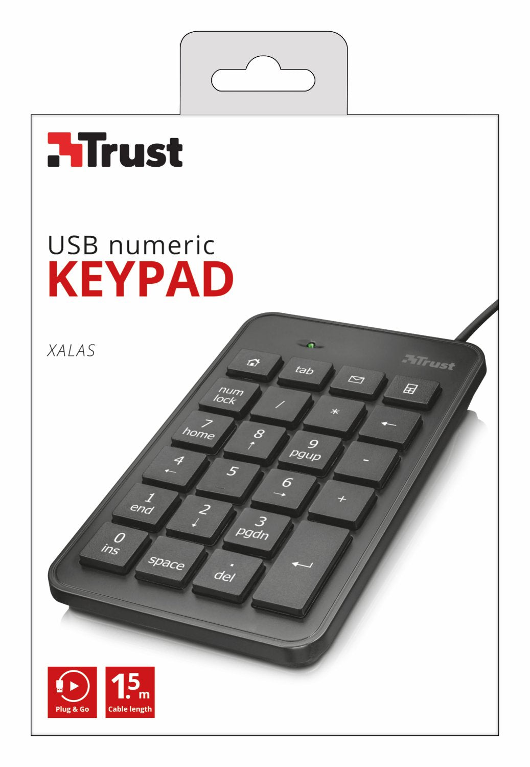 TRUST XALAS USB NUMERIC KEYPAD