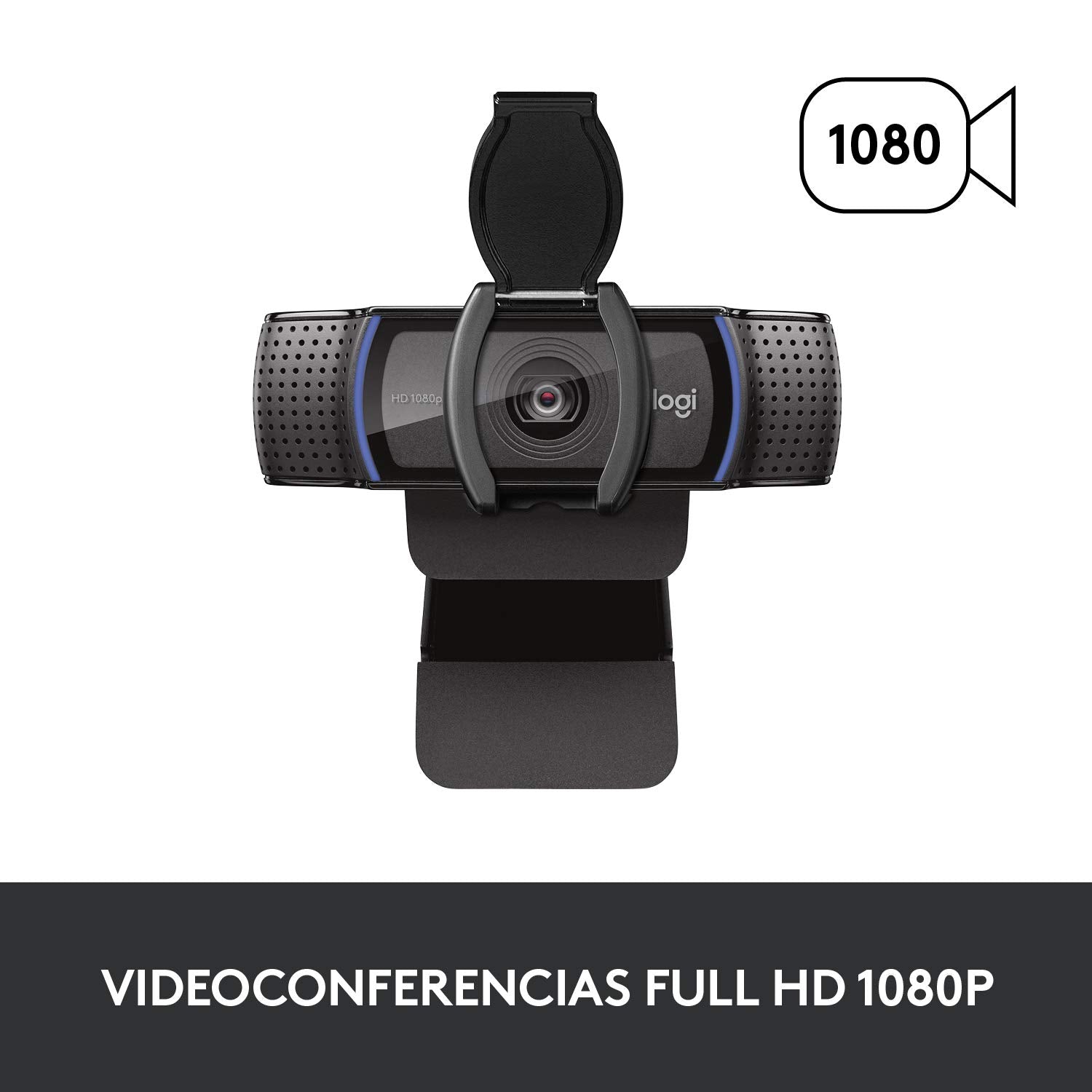 Webcam Logitech C920s HD Pro/ Enfoque Automático/ 1080p Full HD