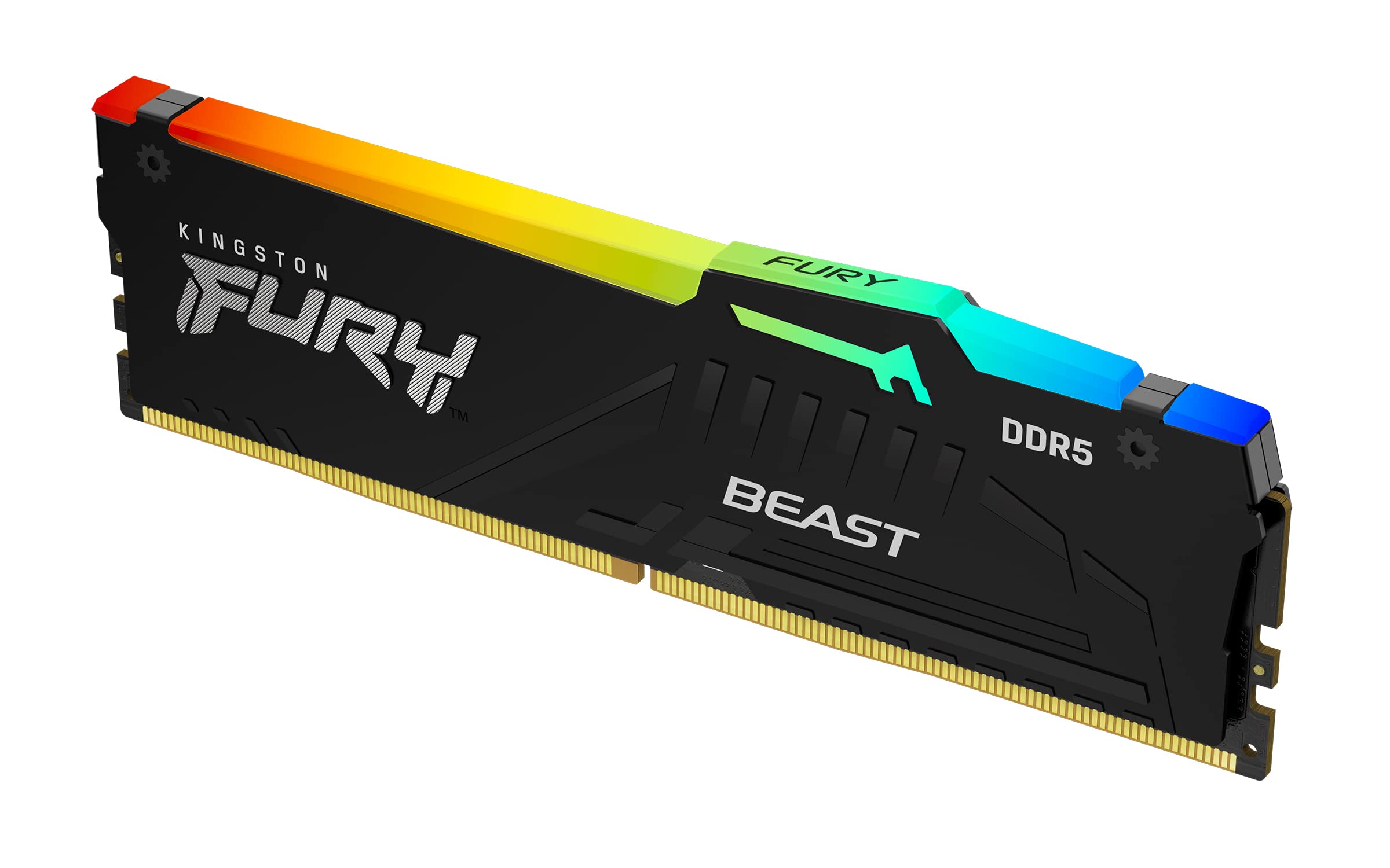 Memoria RAM Kingston FURY Beast RGB 8GB/ DDR5/ 6000MHz/ 1.35V/ CL40/ DIMM