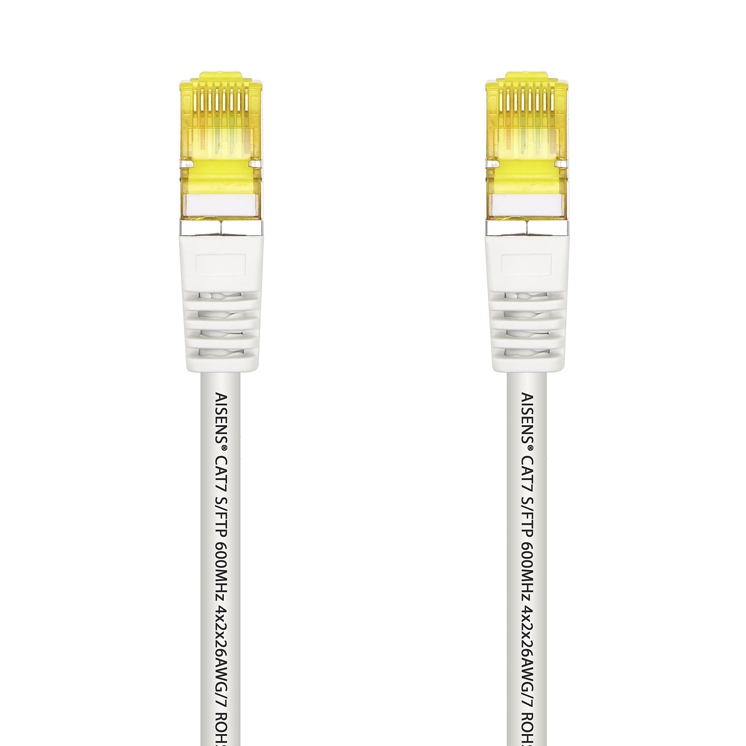 Cable de Red RJ45 SFTP Aisens A146-0488 Cat.7/ 25cm/ Blanco