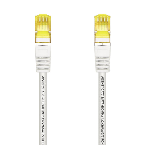 Cable de Red RJ45 SFTP Aisens A146-0488 Cat.7/ 25cm/ Blanco