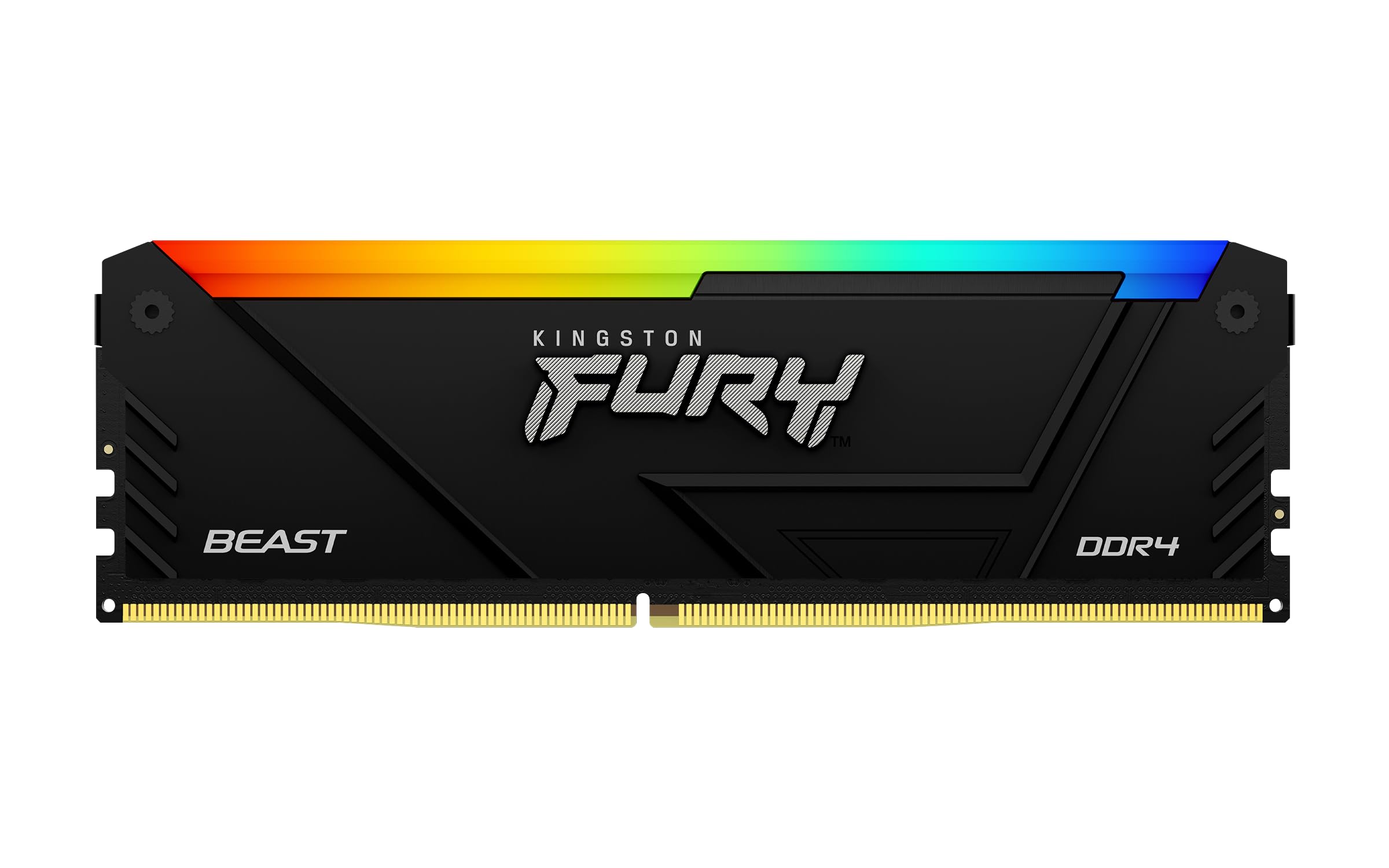 Memoria RAM Kingston FURY Beast RGB 16GB/ DDR4/ 3200MHz/ 1.35V/ CL16/ DIMM