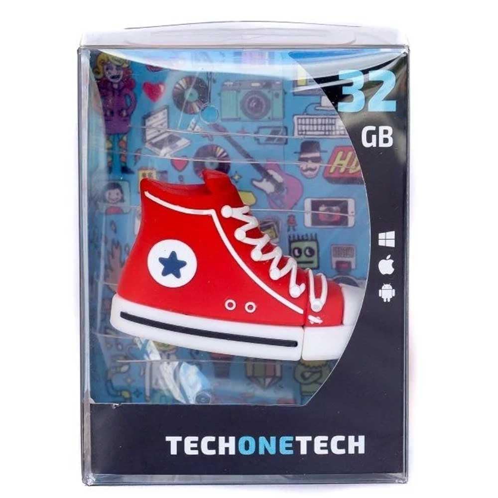 Pendrive 32GB Tech One Tech Red Reverse USB 2.0