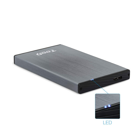 Caja Externa para Disco Duro de 2.5' TooQ TQE-2527G/ USB 3.1