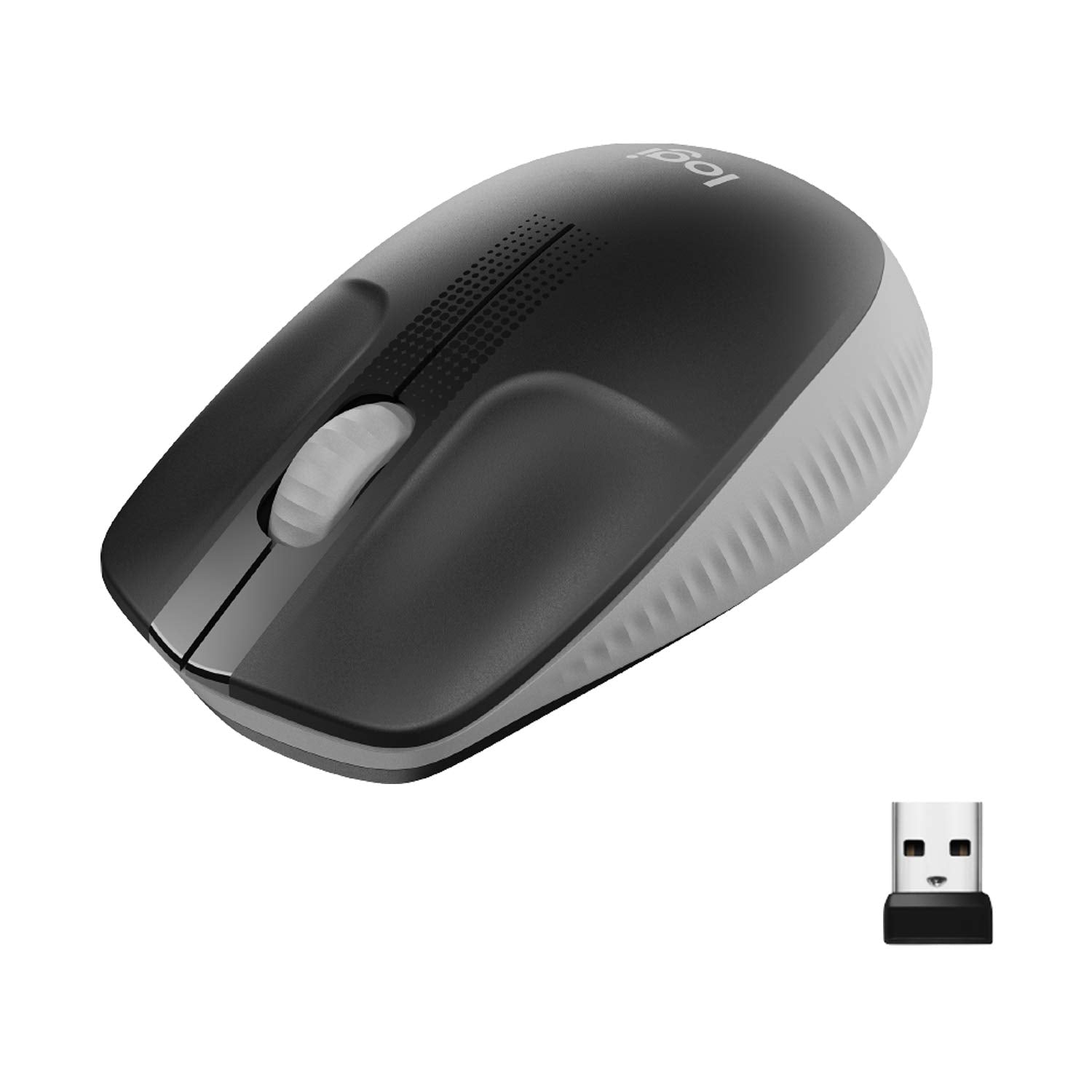 Ratón Inalámbrico Logitech M190/ Hasta 1000 DPI/ Gris Medio