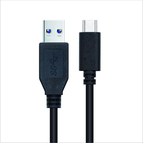 Cable USB 3.1 Tipo-C Nanocable 10.01.4001-L150/ USB Tipo-C Macho - USB Macho/ 1.5m/ Negro