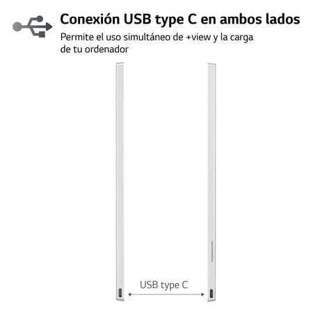 Monitor Portátil LG Gram +view 16MR70 16'/ WQXGA/ Negro y Plata