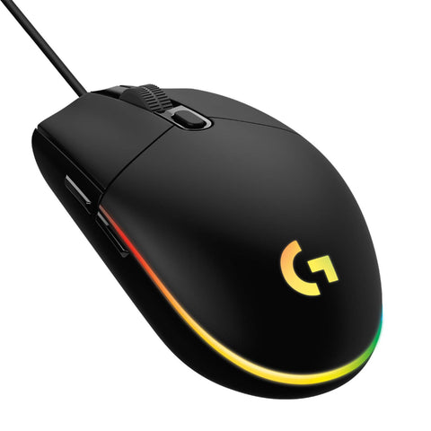 Ratón Gaming Logitech G102 Lightsync/ Hasta 8000 DPI/ Negro