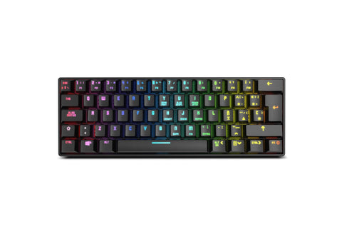 Teclado Gaming Mecánico Inalámbrico Krom Kluster/ Negro