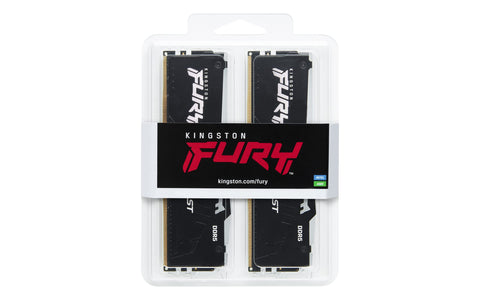 Memoria RAM Kingston FURY Beast RGB 2 x 16GB/ DDR5/ 6000MHz/ 1.4V/ CL30/ DIMM