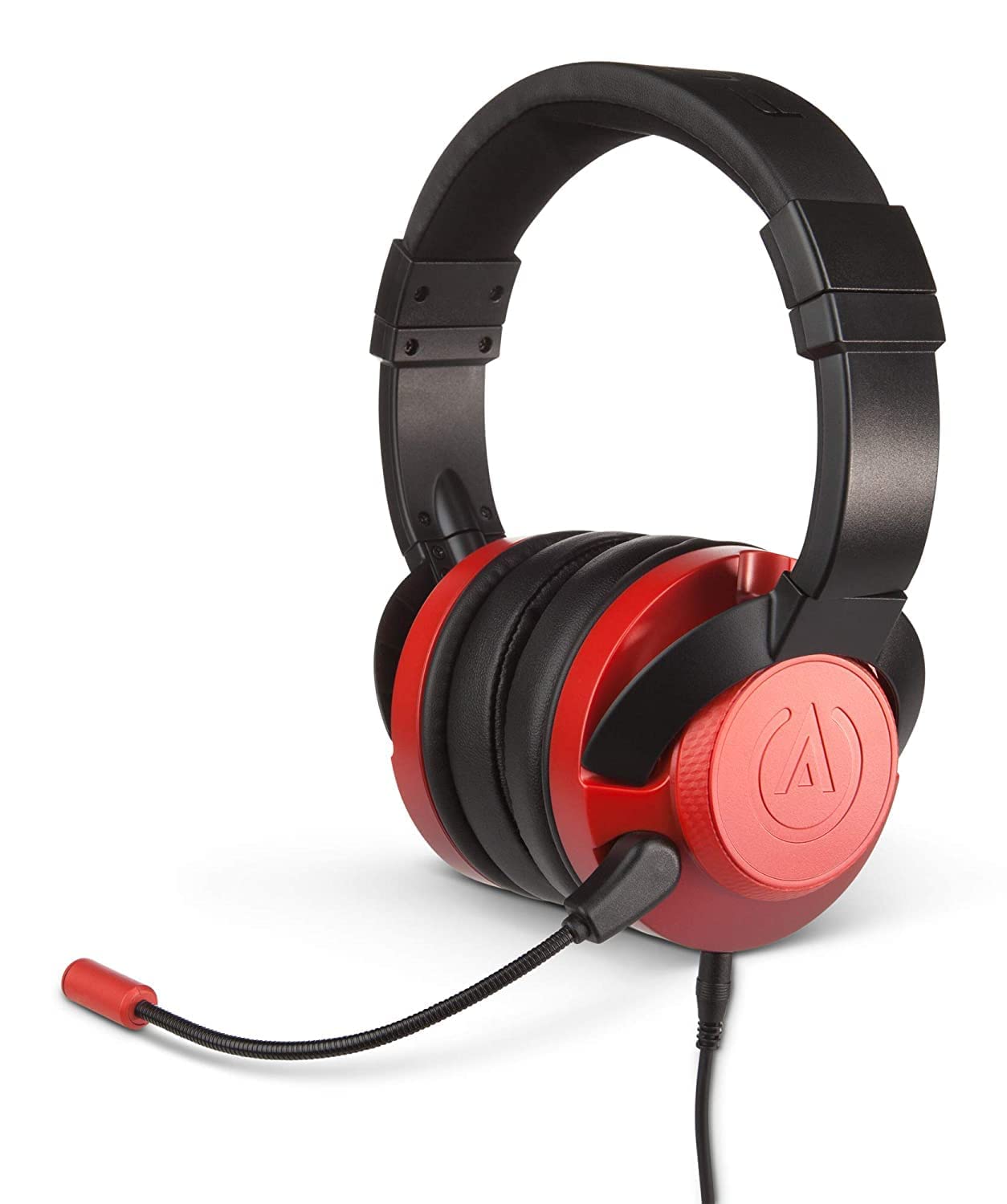 PowerA Fusion 1512376-01 - Auriculares de juego con cable, color rojo decolorado (Crimson Fade)