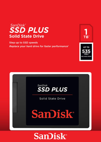 Disco SSD SanDisk Plus 1TB/ SATA III