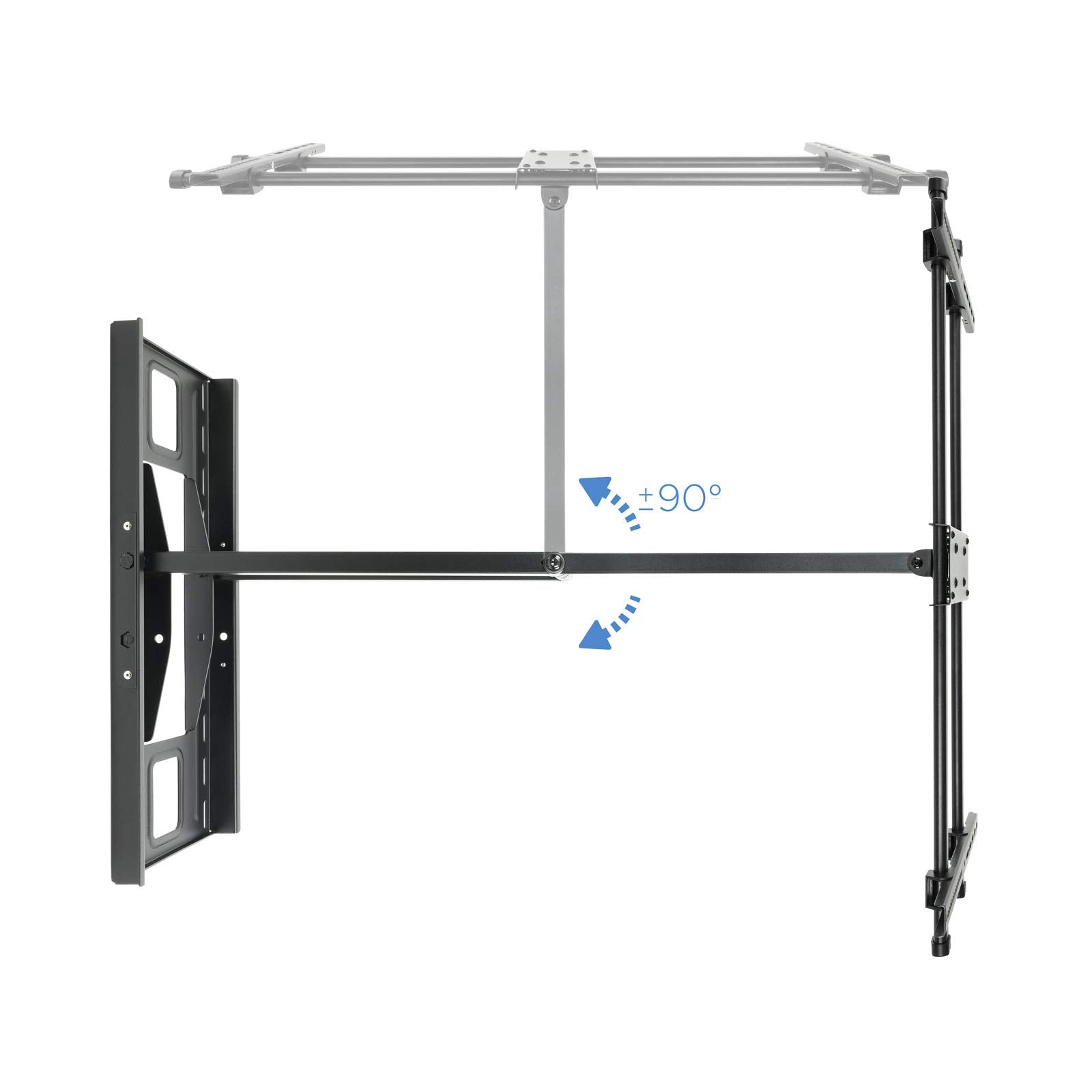 Soporte de Pared Orientable / Inclinable TooQ LP4380XL-B para TV de 43-80'/ hasta 50kg