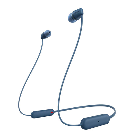 Auriculares Inalámbrico Intrauditivos Sony WI-C100/ con Micrófono/ Bluetooth/ Azules