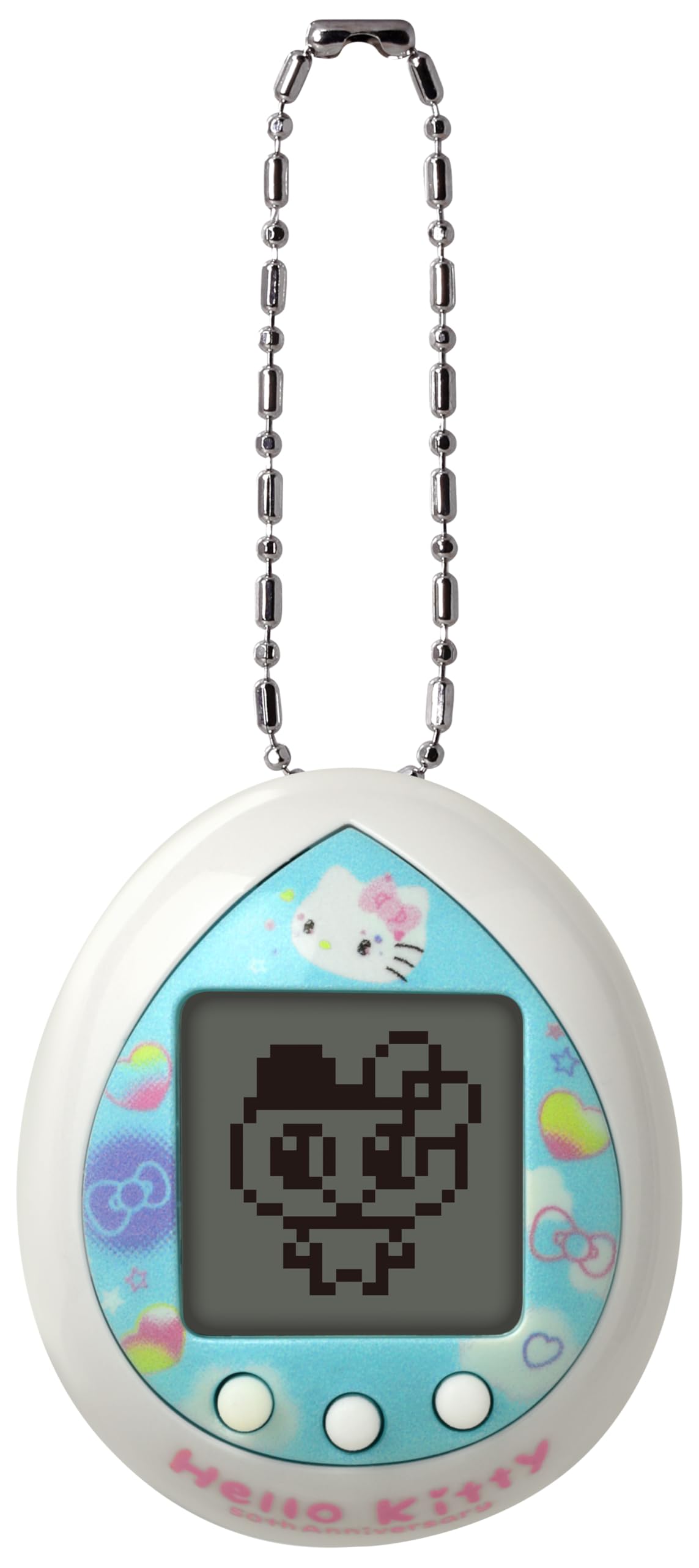 TAMAGOTCHI Bandai Hello Kitty (Azul) 50 Aniversario Edición Especial (90166) | Mascota Virtual Coleccionable | Juegos Temáticos, Accesorios Exclusivos y Diseño Conmemorativo