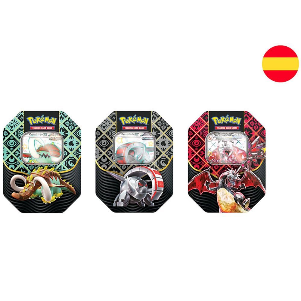 BANDAI PC50472 Juego de Cartas Pokémon TCG: SV4.5 Tin 4107, Assort, Multicolor, Diversión sin límites para Todas Las Edades, Coleccionable para los Amantes del Anime, Versión en Español