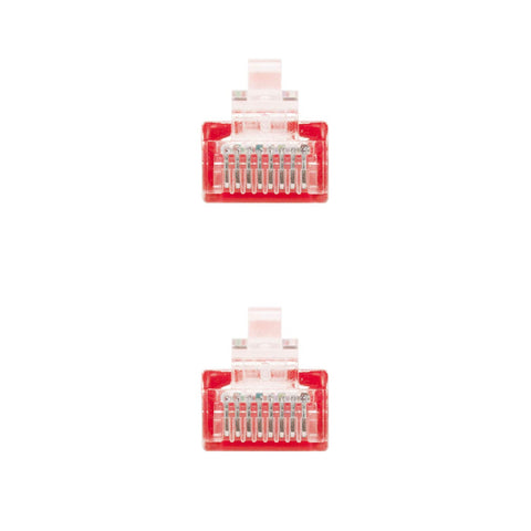 Cable de Red RJ45 UTP Nanocable 10.20.0400-L30 Cat.6/ 30cm/ Rojo