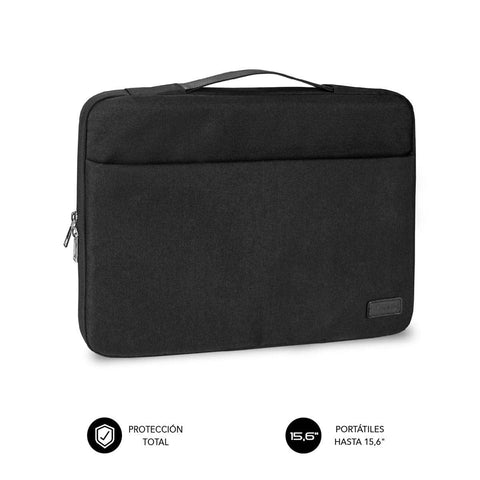 Maletín Subblim Elegant Laptop Sleeve para Portátiles hasta 15.6'/ Negro