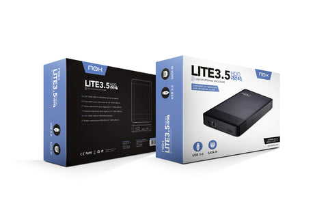 Caja Externa para Disco Duro de 3.5' Nox Lite 3.5''/ USB 3.0