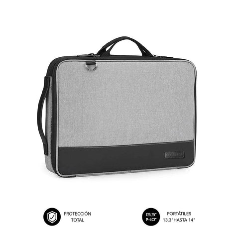 Maletín Subblim Advance Laptop Sleeve para Portátiles hasta 14'/ Gris